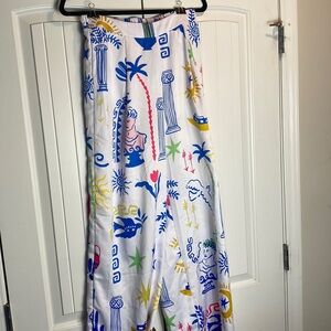 NWT satin like pants (M)